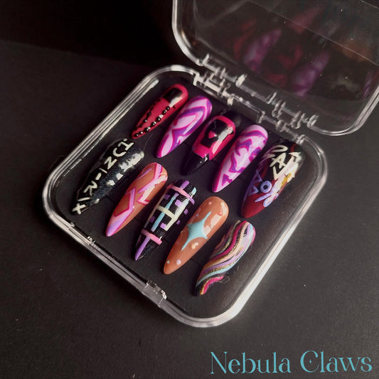 K-POP Demon Hunters Glow in the Dark Press On Nails