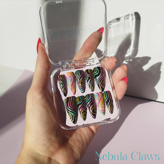 HONMOON - Press on nails inspired by K-POP Demon Hunters