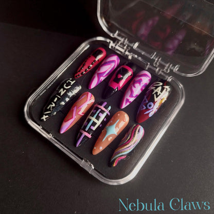 K-POP Demon Hunters Glow in the Dark Press On Nails