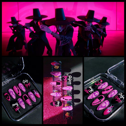 Your Idol - Saja Boys from Kpop Demon Hunters Movie Inspired Press On Nails