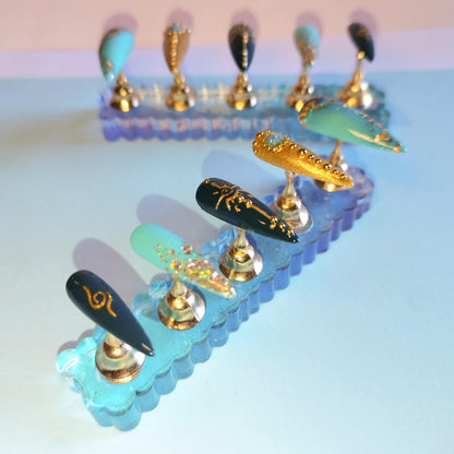 Love and Deepspace Rafayel Sapphire Dream Inspired Press On Nails