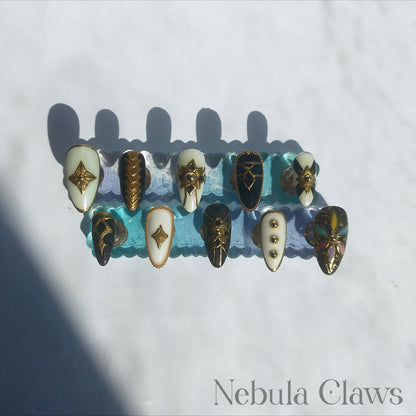 Golden - HUNTRIX from K-POP Demon Hunters Movie Inspired Press On Nails