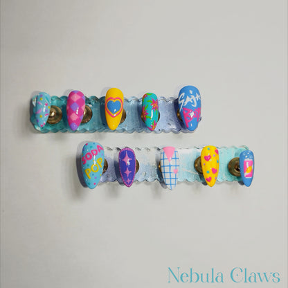 Soda Pop - Saja Boys from Kpop Demon Hunters Movie Inspired Press On Nails