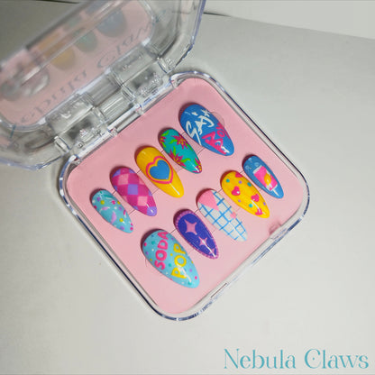 Soda Pop - Saja Boys from Kpop Demon Hunters Movie Inspired Press On Nails