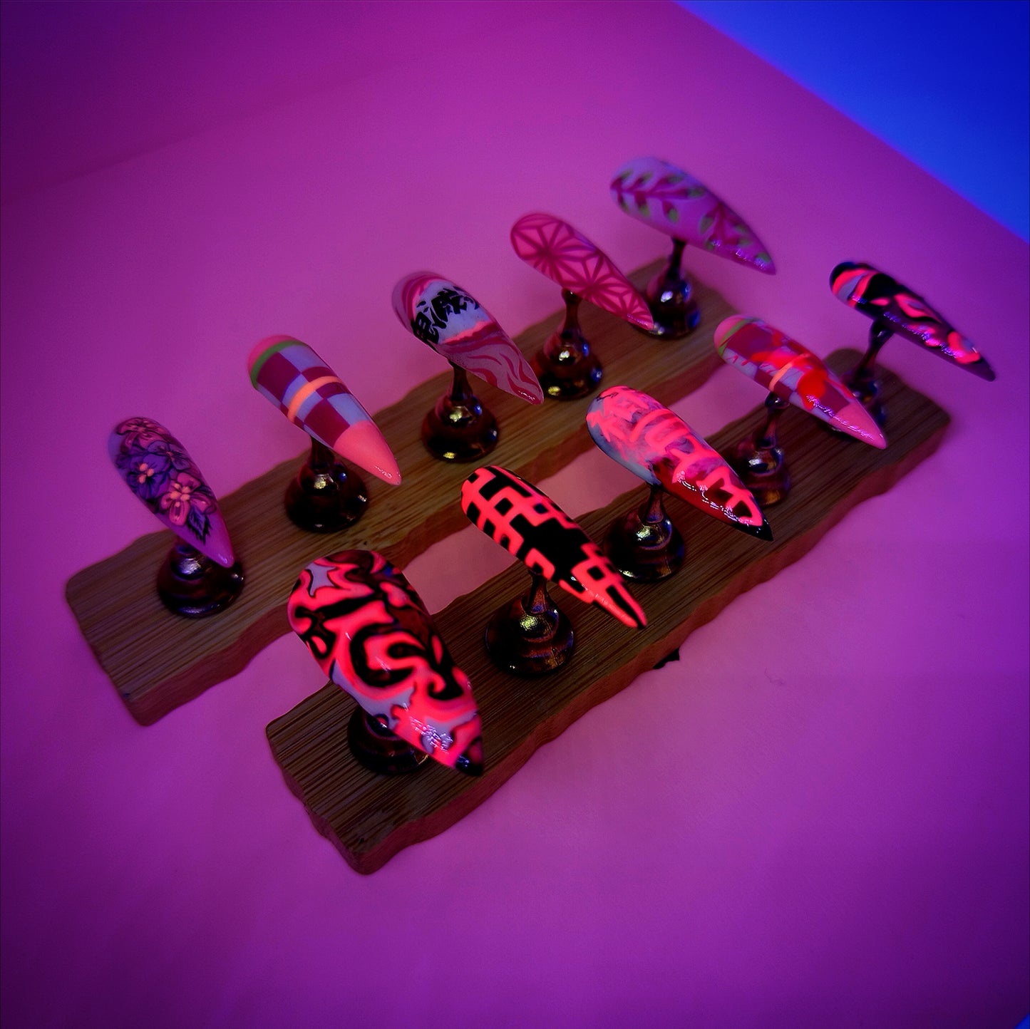 Nezuko - Demon Slayer anime inspired Press-On Nails