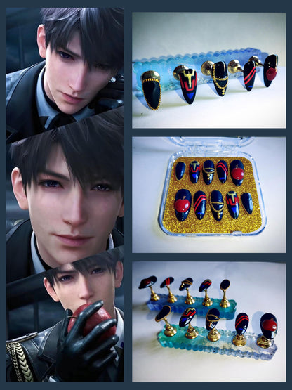 Colonel Caleb Love and Deepspace Inspired Press On Nails