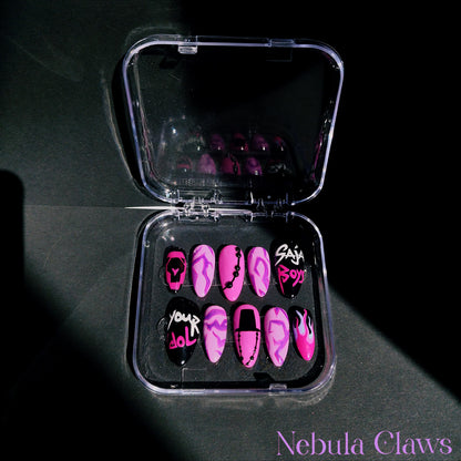Your Idol - Saja Boys from Kpop Demon Hunters Movie Inspired Press On Nails