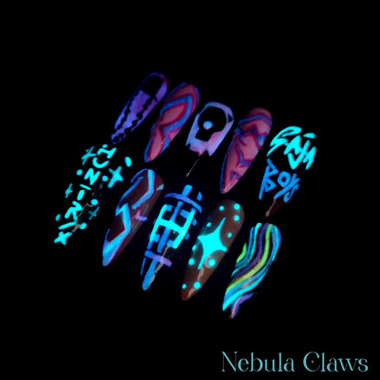 K-POP Demon Hunters Glow in the Dark Press On Nails