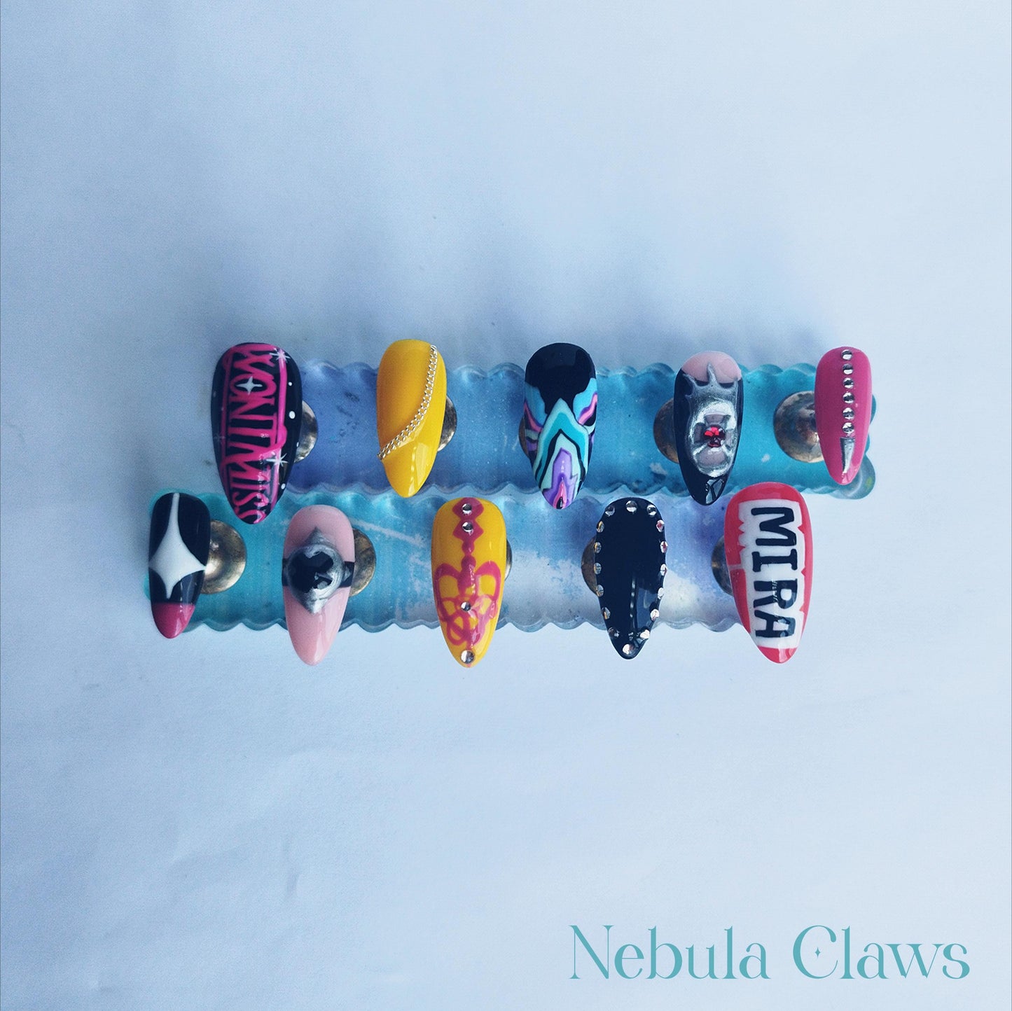 Mira from K-POP Demon Hunters Movie Inspired Press On Nails