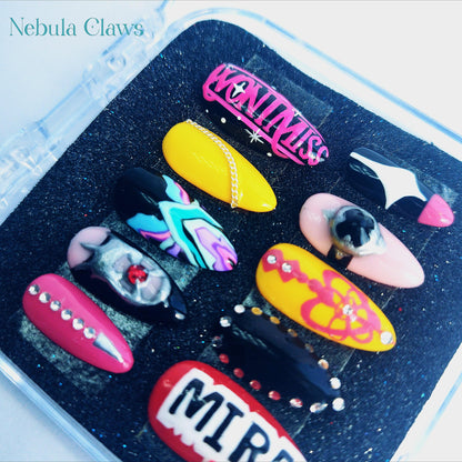 Mira from K-POP Demon Hunters Movie Inspired Press On Nails