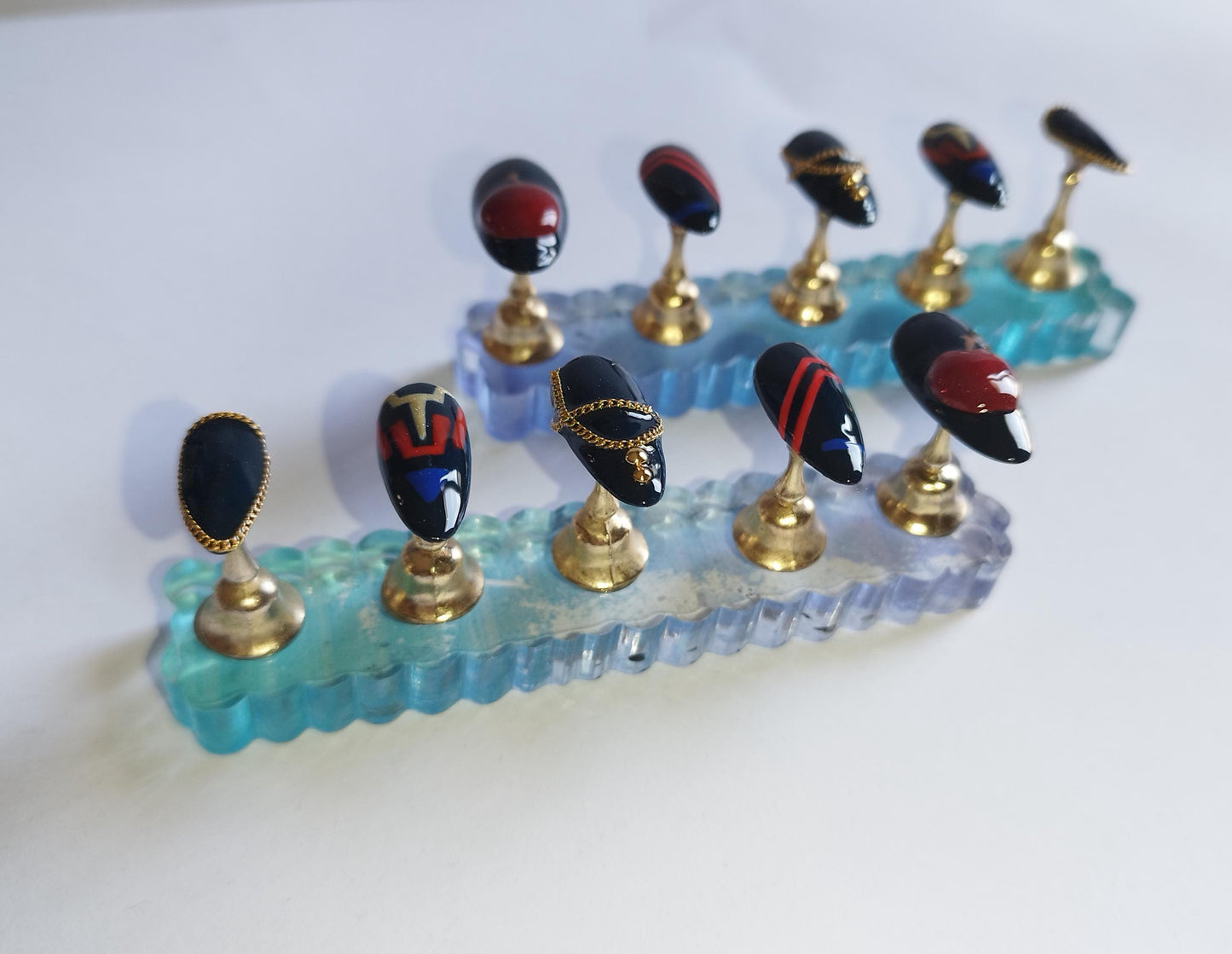 Colonel Caleb Love and Deepspace Inspired Press On Nails